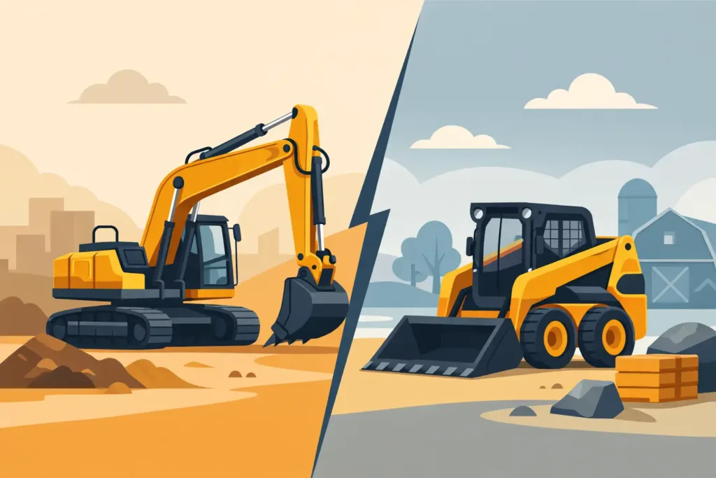 Excavator vs Skid Steer: Which One Fits?