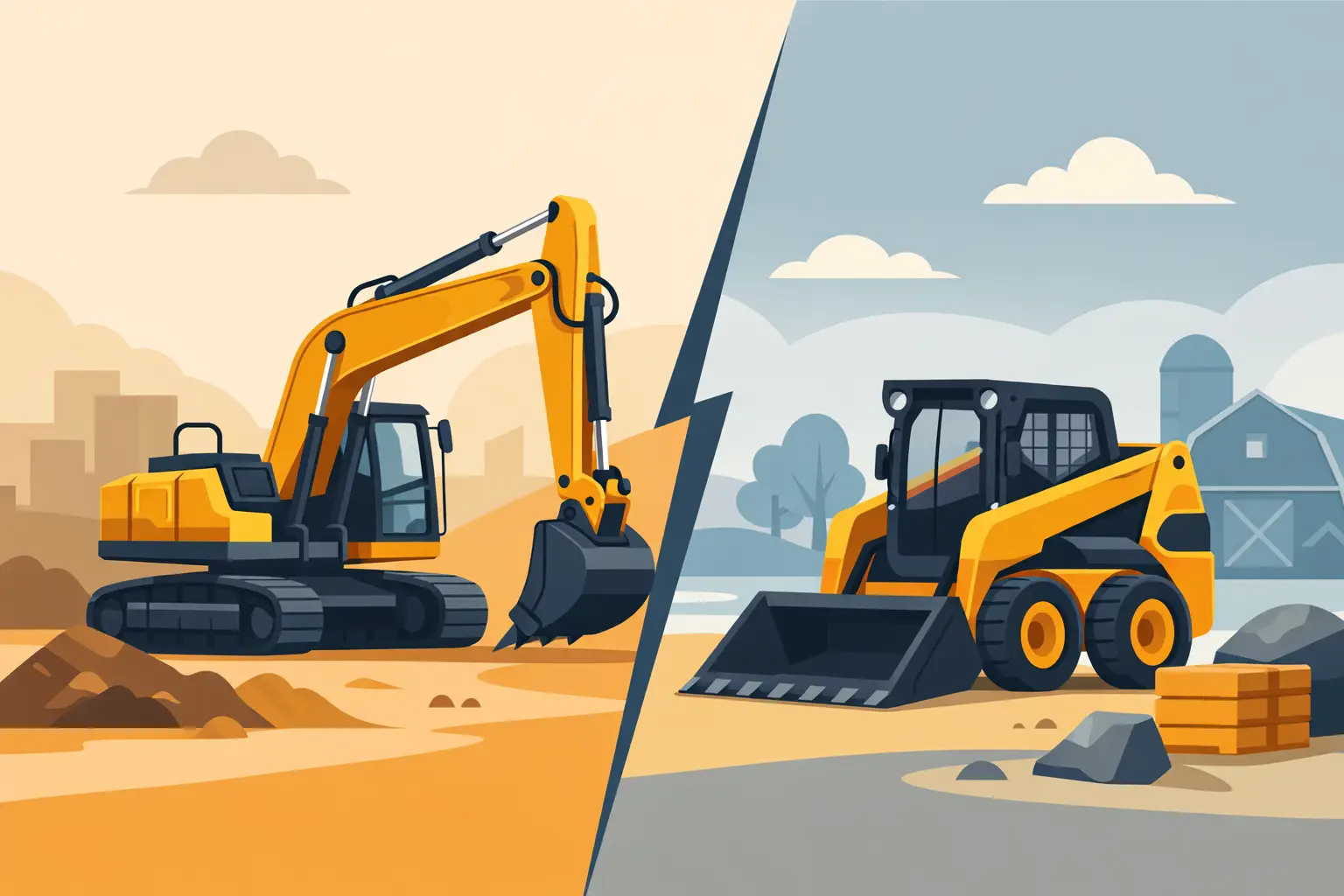 Excavator vs Skid Steer: Which One Fits?
