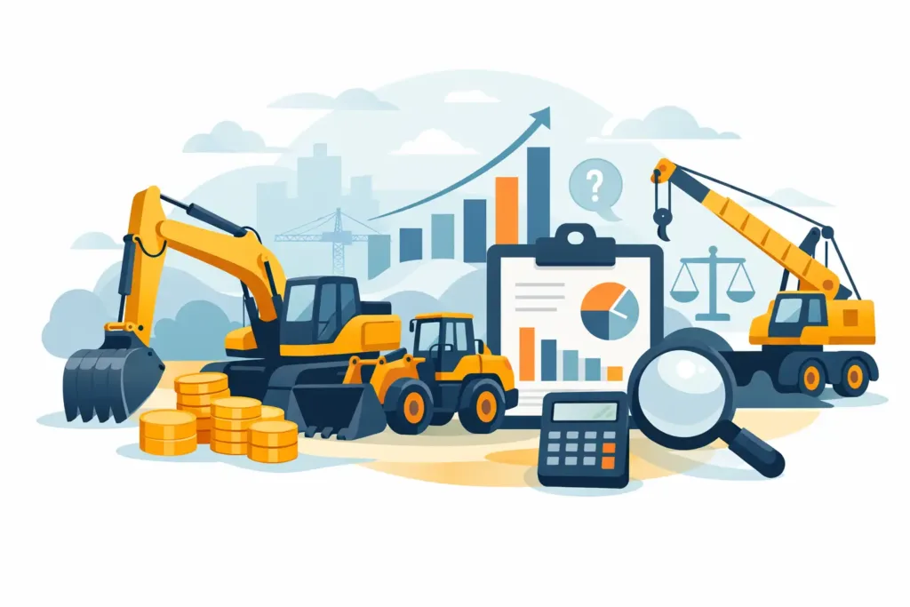 Heavy Equipment Hire Rate Explained