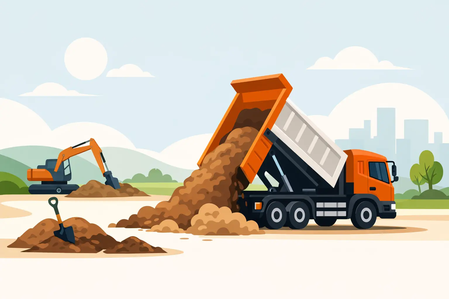 Tipper Truck Hire for Soil Removal Done Right