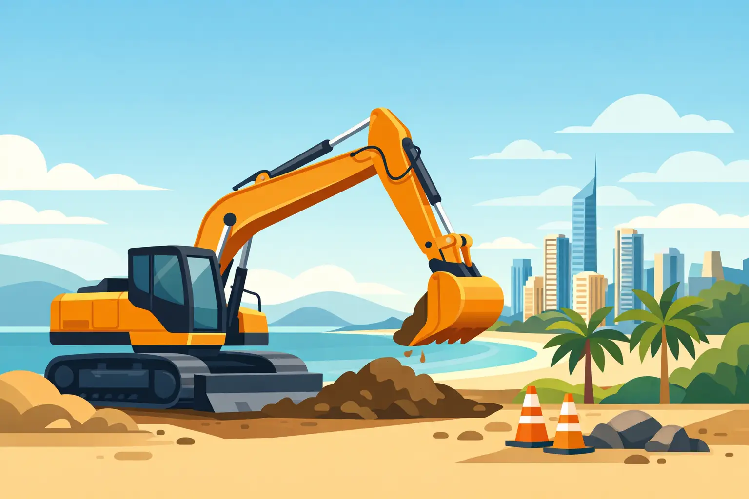 Affordable Excavator Hire Gold Coast