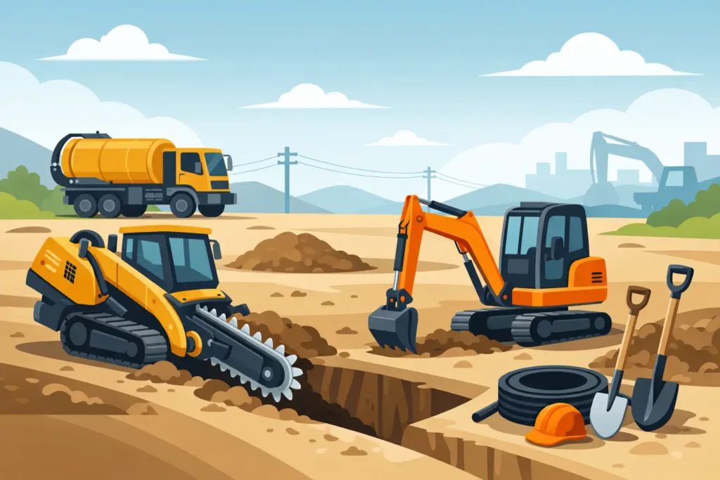 Best Equipment for Trenching Jobs