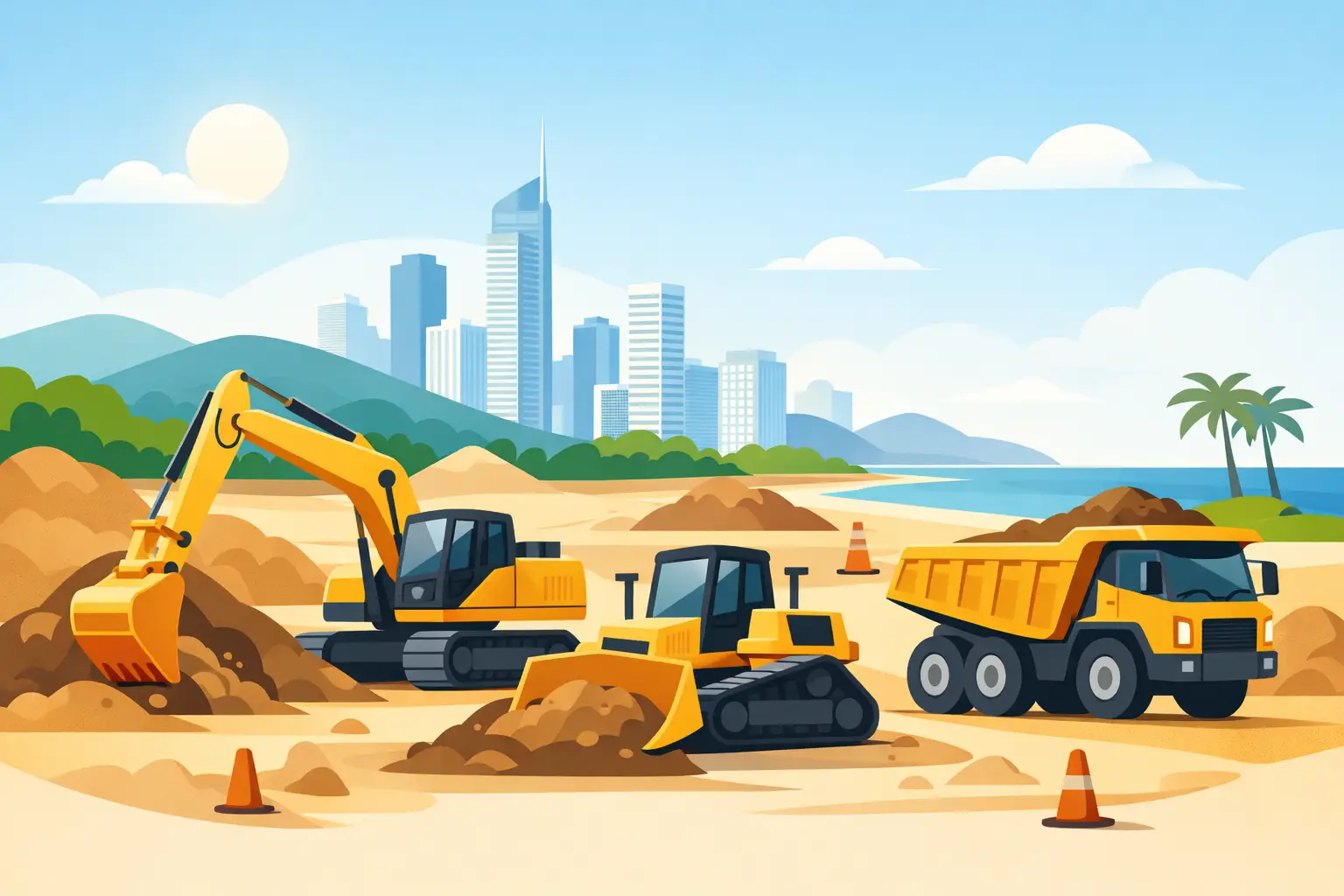 Earthmoving Equipment Hire for Gold Coast Jobs