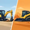 Mini Excavator Versus Posi Track